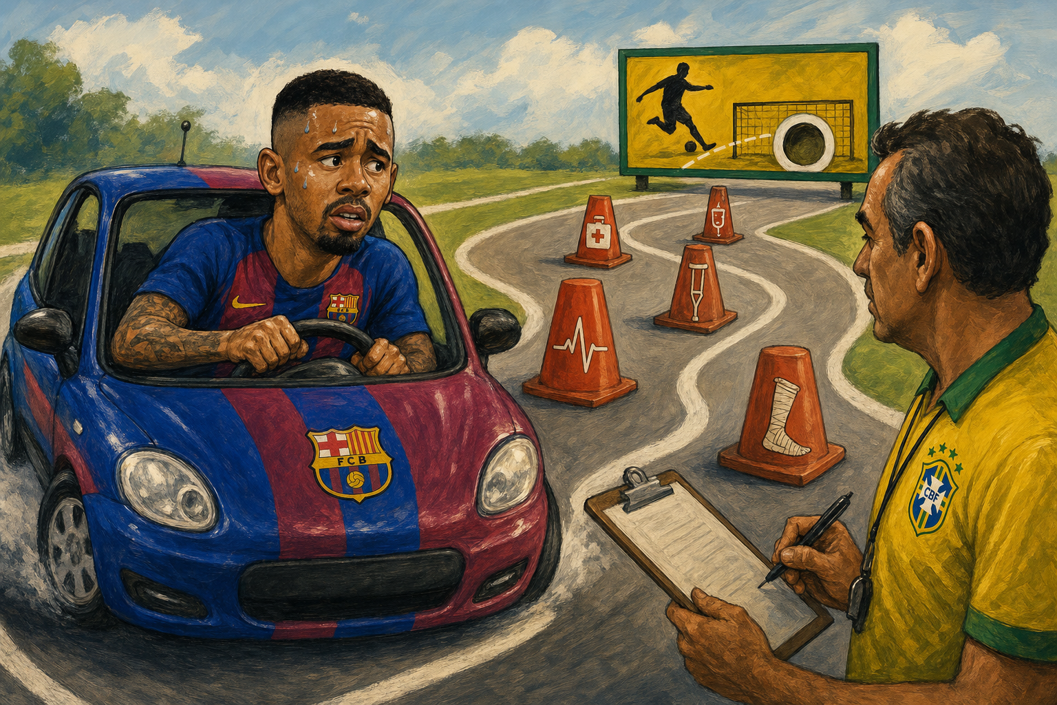 O Barcelona não deu salvo-conduto a Gabriel Jesus — deu sua última grande chance