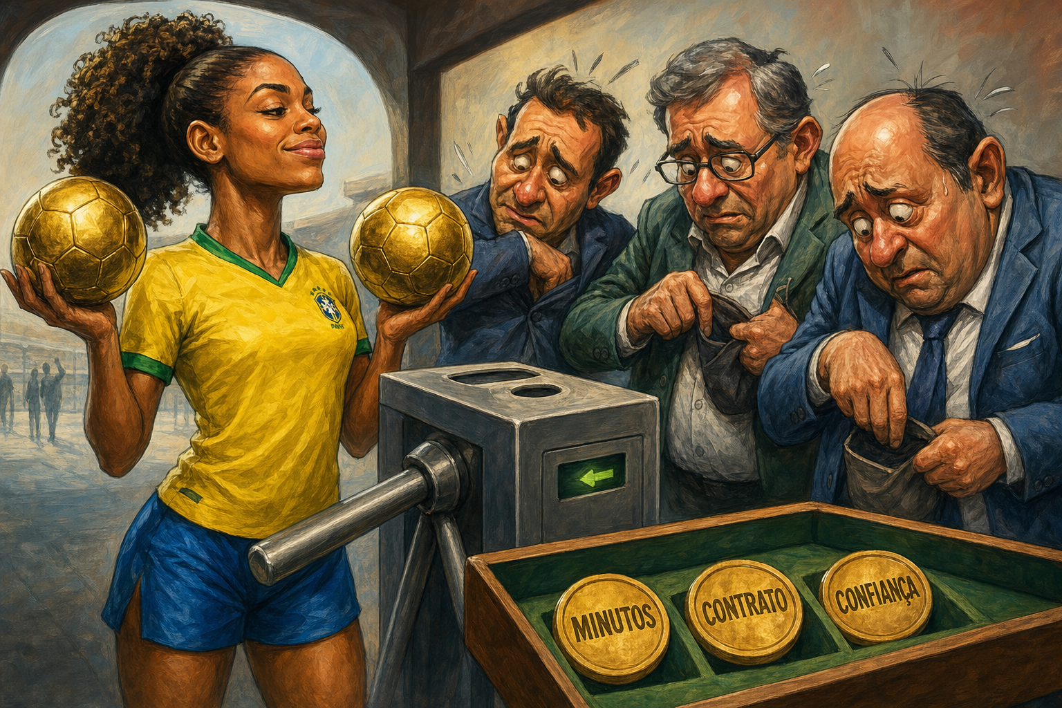 O Brasil fez quatro gols. Agora não pode deixar essa geração no aeroporto