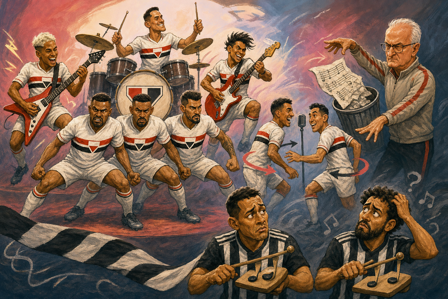 Dorival encontrou o São Paulo quando desistiu da escalação perfeita